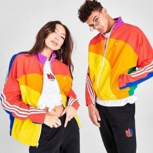 Adidas Pride Off Center Rainbow Jacket Unisex